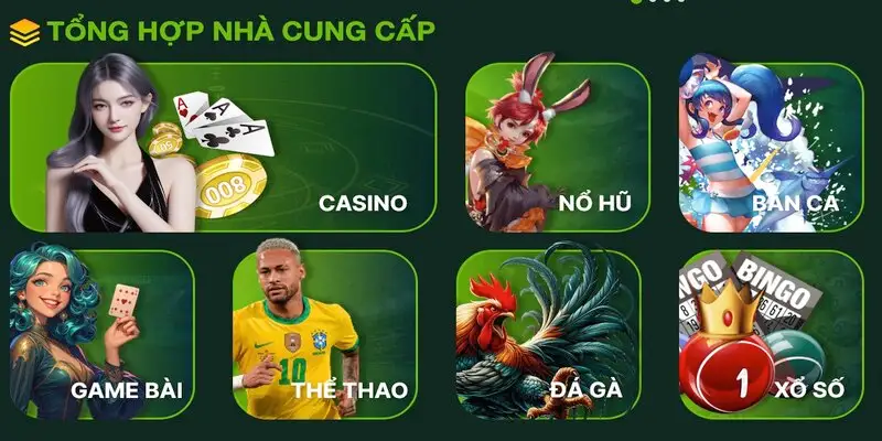 Các sảnh game hot tại trang chủ 32win